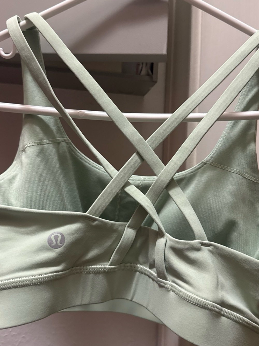 lululemon athletica Mint Green Strappy Crossback Sports Bra